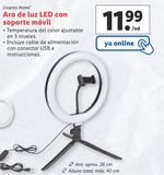 Oferta de Aro de luz Livarno por 11,99€ en Lidl