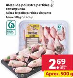 Oferta de Alas de pollo por 2,69€ en Lidl
