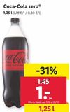 Oferta de Coca-Cola Zero por 1€ en Lidl
