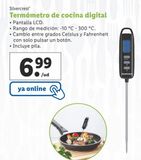 Oferta de Termómetro digital SilverCrest por 6,99€ en Lidl