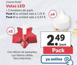 Oferta de Vela led Livarno por 2,49€ en Lidl