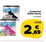 Oferta de Compresas EVAX Liberty por 2,69€ en Carrefour Market