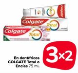 Oferta de En dentífricos COLGATE Total o Encías en Carrefour Market