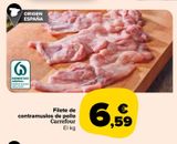 Oferta de Filete de contramuslos de pollo Carrefour por 6,59€ en Carrefour Market