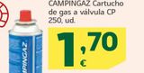 Oferta de CAMPINGAZ Cartucho de gas a vállvula CP 250 por 1,7€ en HiperDino