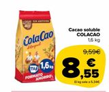 Oferta de Cacao soluble COLACAO por 8,55€ en Carrefour Market