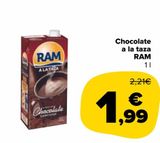Oferta de Chocolate a la taza RAM por 1,99€ en Carrefour Market