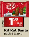 Oferta de Chocolate Kit Kat por 1,99€ en Maxi Dia