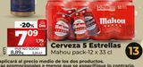 Oferta de Cerveza Mahou por 7,09€ en Maxi Dia