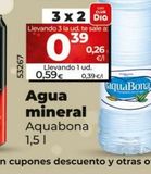 Oferta de Agua Aquabona por 0,59€ en Maxi Dia