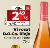 Oferta de Vino rosado Castillo  por 2,49€ en Maxi Dia