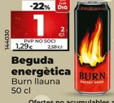 Oferta de Bebida energética Burn por 1€ en Maxi Dia
