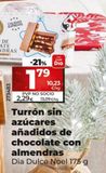 Oferta de Turrón sin azucar Dia por 2,29€ en Dia Market