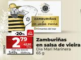 Oferta de Zamburiñas Dia por 3,49€ en Dia Market