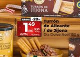 Oferta de Turrón de Alicante Dia por 1,49€ en La Plaza de DIA