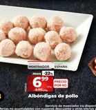 Oferta de Albóndigas de pollo por 6,99€ en La Plaza de DIA