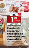 Oferta de Turrón sin azucar Dia por 2,29€ en La Plaza de DIA