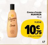 Oferta de Crema de orujo RUAVIEJA por 10,75€ en Carrefour Market