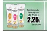 Oferta de PANTES  PANTENE  PANTENE  Acondicionador Pantene gama tubo 275 ml u  2,25€  0,82 € 100 ml  en Froiz
