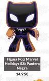 Oferta de DK  Figura Pop Marvel Holidays S3: Pantera Negra 14,95€  por 14,95€ en Game