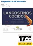 Oferta de Langostinos por 17,5€ en Ahorramas