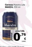 Oferta de Cerveza Mahou en Masymas