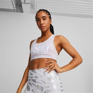 Oferta de Sujetador deportivo gráfico de impacto medio para mujer 4Keeps por 26€ en Puma