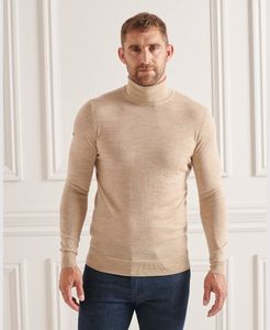 Oferta de Jersey de cuello vuelto en lana merino Studios por 40€ en Superdry