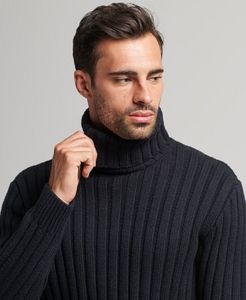 Oferta de Jersey de cuello vuelto en mezcla de lana merina por 69,99€ en Superdry