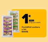Oferta de Rock&Roll avellana o llet KAVIS por 1€ en Supeco