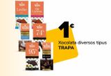 Oferta de Xocolata diversos tipus TRAPA por 1€ en Supeco