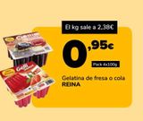 Oferta de Gelatina de fresa o cola REINA por 0,95€ en Supeco