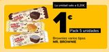 Oferta de Brownies varios tipos MR.BROWNIE por 1€ en Supeco