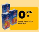 Oferta de Néctar varios tipos EUROJUS por 0,78€ en Supeco