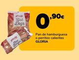 Oferta de Pan de hamburguesa o perritos calientes GLORIA por 0,9€ en Supeco