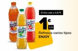 Oferta de Refresco varios tipos ENJOY por 1€ en Supeco