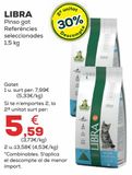 Oferta de Pienso para gatos Libra por 7,99€ en Kiwoko