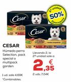Oferta de Comida para perros Cesar por 4,69€ en Kiwoko