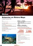 Oferta de 12  México  Estancias en Riviera Maya  (Caribe Premium VIP)  Itinerario de tu viaje  DÍA 1. MADRID-CANCÚN  Salida desde el aeropuerto Madrid Barajas con destino Cancún en vuelo Iberojet.  DÍAS 2 AL 7. por 1198€ en Halcón Viajes
