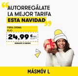 Oferta de Navidad  por 24,99€ en MÁSmóvil