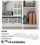 Oferta de Caja de zapatos por 9,99€ en IKEA