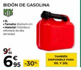 Oferta de Bidón de gasolina por 6,95€ en Feu Vert