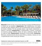 Oferta de Playa standard por 859€ en Viajes El Corte Inglés