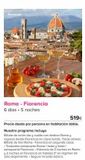 Oferta de Viajes a Florencia Roma por 519€ en Viajes El Corte Inglés