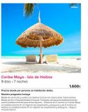 Oferta de Viajes al Caribe  por 1600€ en Viajes El Corte Inglés