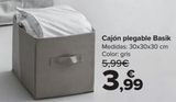 Oferta de Cajón plegable Basik  por 3,99€ en Carrefour
