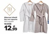 Oferta de Albornoz infantil liso con capucha  por 12,99€ en Carrefour