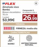 Oferta de Almohada visco Bambú por 53,99€ en Carrefour