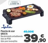 Oferta de Plancha de asar GR557A por 39,9€ en Carrefour