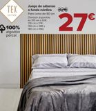 Oferta de Juego de sábanas o funda nórdica  por 27€ en Carrefour
